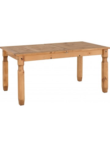 Corona Extending Dining Table - Distressed Waxed Pine