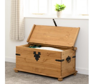Corona Single Storage Chest - Distressed Waxed Pine | furniture shop carlow, furniture carlow, furniture naas, furniture wexford, furniture ireland, furniture stores dublin