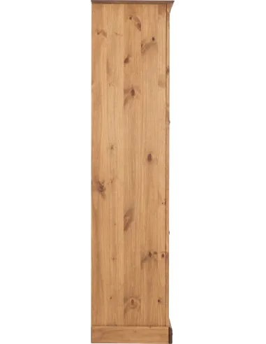 Corona Tall Bookcase - Distressed Waxed Pine