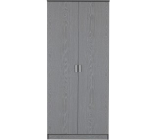 Felix 2 Door Wardrobe - Grey | furniture shop carlow, furniture carlow, furniture naas, furniture wexford, furniture ireland, furniture stores dublin