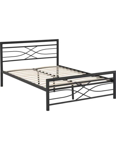 Kelly 4FT6 Bed - Black