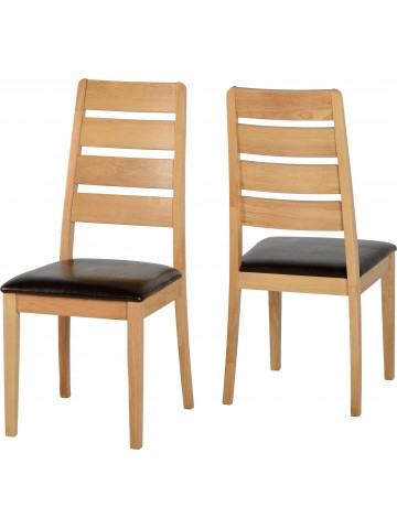 Logan Dining Chairs - Oak...