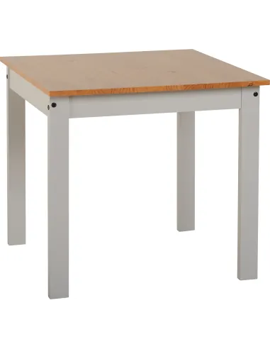 Ludlow 1+2 Dining Set - Grey/Oak Effect