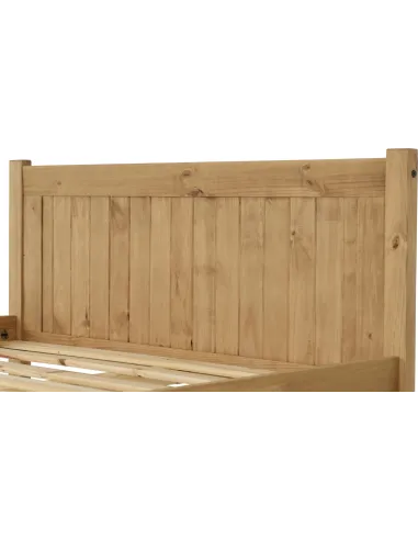 Maya 4FT Bedframe - Distressed Waxed Pine