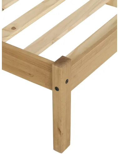 Maya 4FT Bedframe - Distressed Waxed Pine