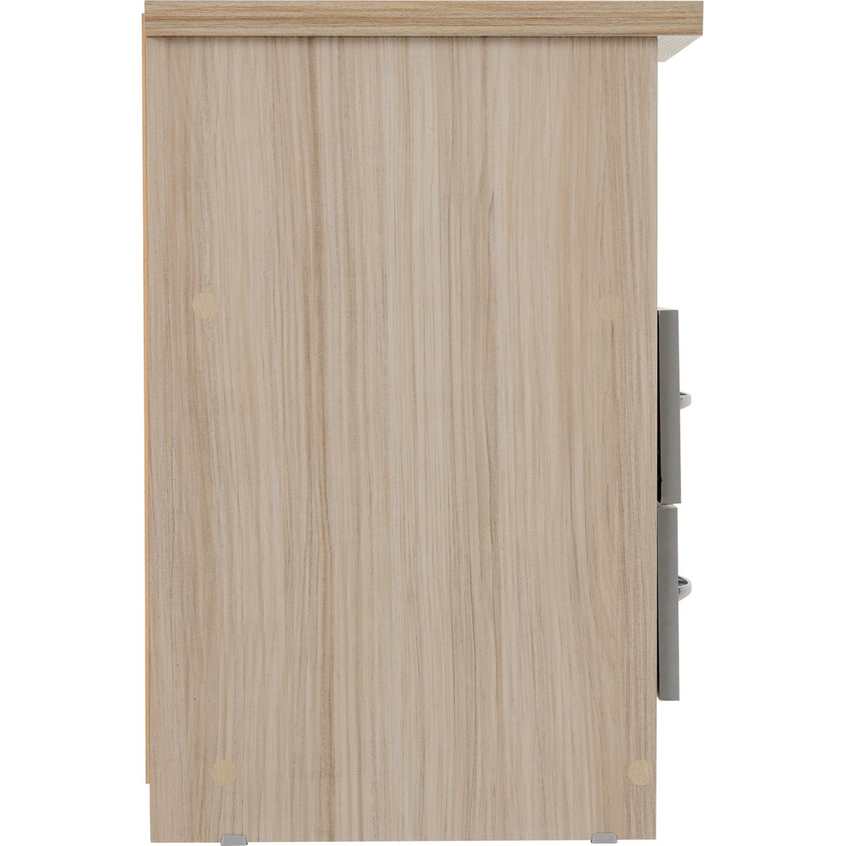 Nevada 2 Drawer Bedside Locker - Grey...