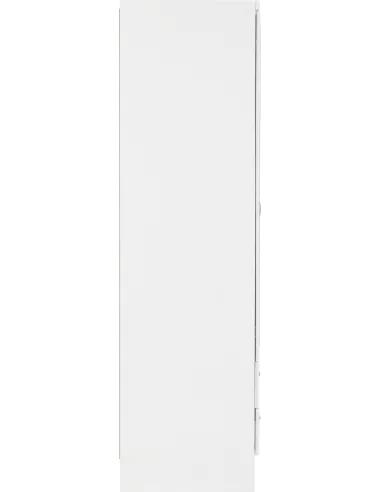 Nevada 3 Door 2 Drawer Wardrobe - White Gloss