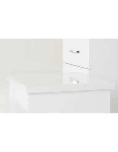 Nevada Dressing Table Set - White Gloss