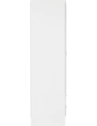 Nevada 6 Door 2 Drawer Wardrobe - White Gloss