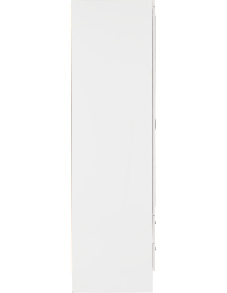 Nevada 6 Door 2 Drawer Wardrobe - White Gloss