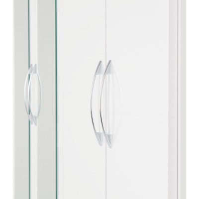 Nevada 6 Door 2 Drawer Wardrobe - White Gloss