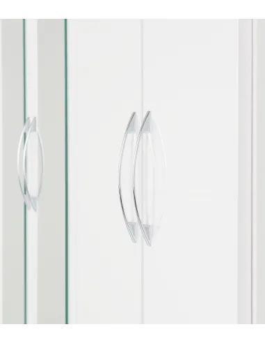 Nevada 6 Door 2 Drawer Wardrobe - White Gloss
