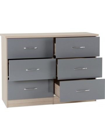 Nevada 6 Drawer Chest -...