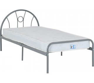 Nova 3ft Bedframe - Silver