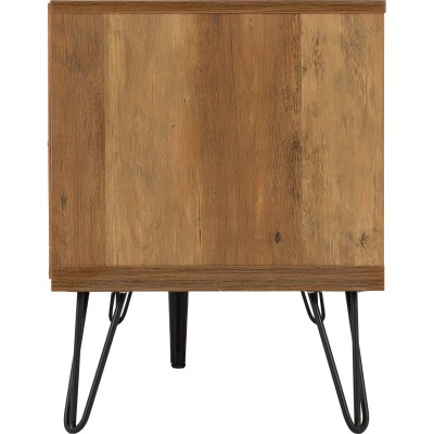 Ottawa 1 Door 2 Drawer TV Unit - Medium Oak Effect