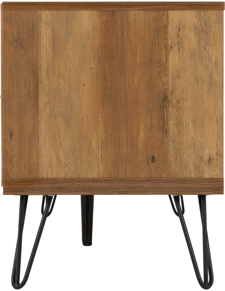 Ottawa 1 Door 2 Drawer TV Unit - Medium Oak Effect