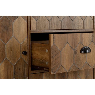 Ottawa 1 Door 3 Drawer Sideboard - Medium Oak Effect