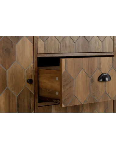 Ottawa 1 Door 3 Drawer Sideboard - Medium Oak Effect