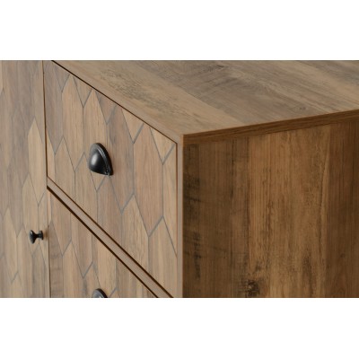 Ottawa 1 Door 3 Drawer Sideboard - Medium Oak Effect