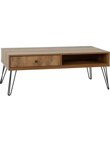 Ottawa 1 Drawer Coffee Table - Medium Oak Effect