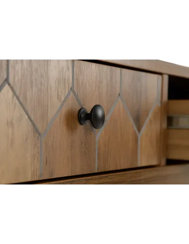 Ottawa 3 Drawer Console Table - Medium Oak Effect