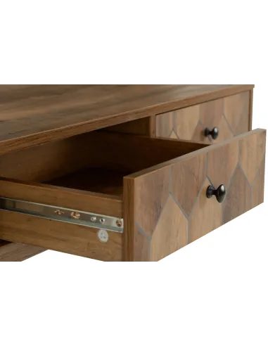 Ottawa 3 Drawer Console Table - Medium Oak Effect
