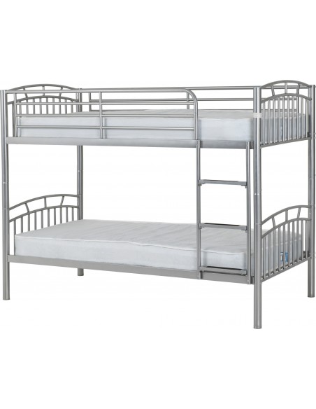 Ventura 3FT Bunk Bedframe - Silver