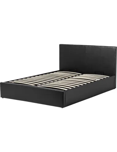 Waverley 5FT Storage Bed - Black  PU