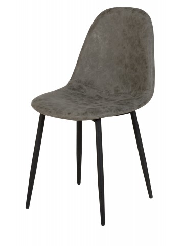 Athens Dining Chairs - Grey PU