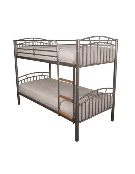 Vernon Bunk Bedframe - Silver