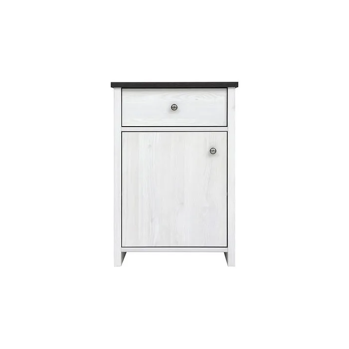 Hampshire 1 Door 1 Drawer Bedside - Larico Pine
