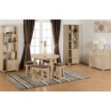 Cambourne Stowaway Dining Set (x4 Chairs) - Light Sonoma Oak