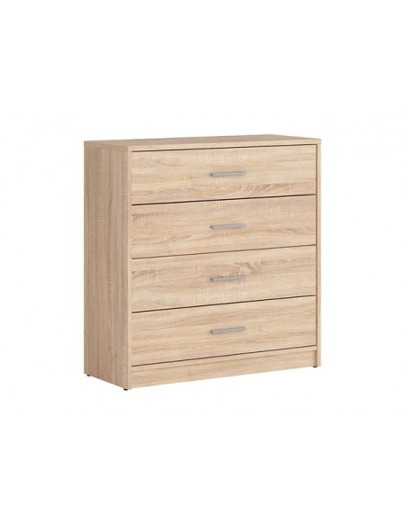 Devon 4 Drawer Chest - Sonoma Oak