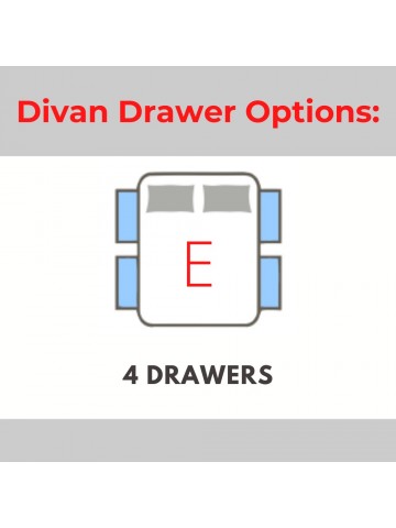 Divan Drawer Option E - 4...